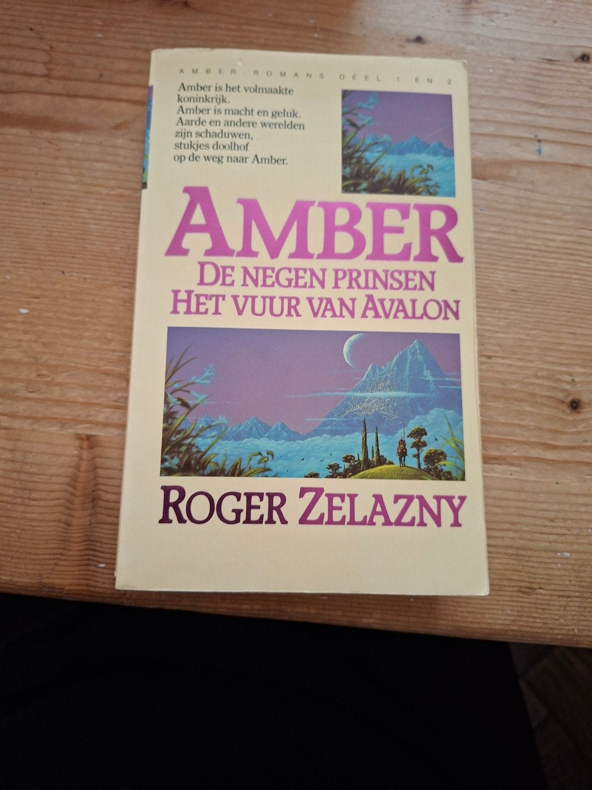 Amber: De Negen Prinsen & Het Vuur van Avalon - Roger Zelazn, Ophalen of Verzenden
