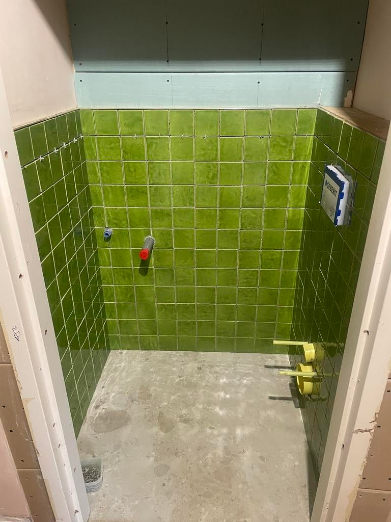 40 st 10x10cm tegels azejulos malaga T-5 verde groen, Ophalen, Nieuw, Minder dan 20 cm, Minder dan 5 m²