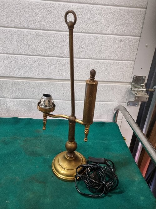 tafellamp messing vintage, Ophalen of Verzenden, 'T Olde Gre-j, Info@toldegrej.nl, Endepoelstraat 20f Didam