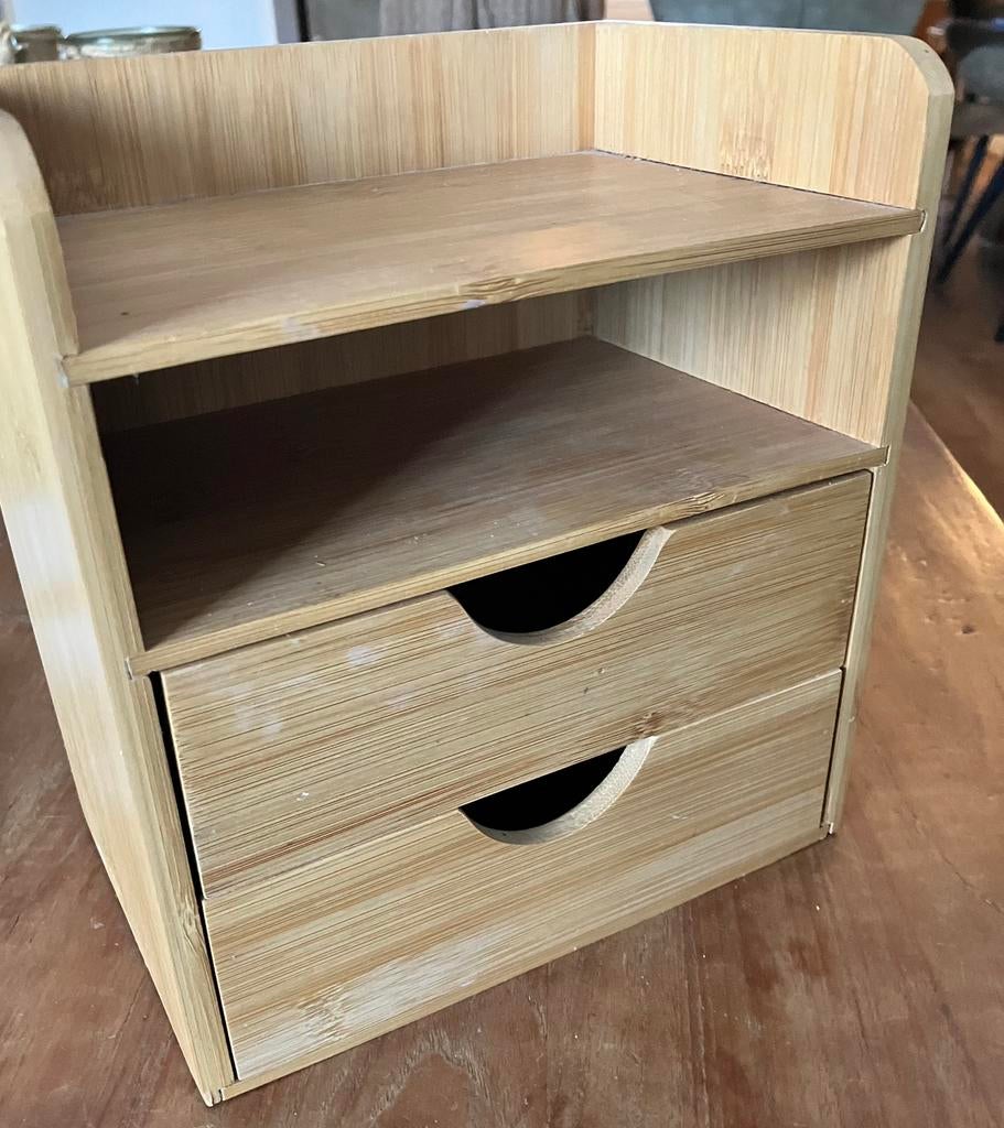 Kleine buro-organizer 21x20x13 cm., Ophalen of Verzenden, Zo goed als nieuw
