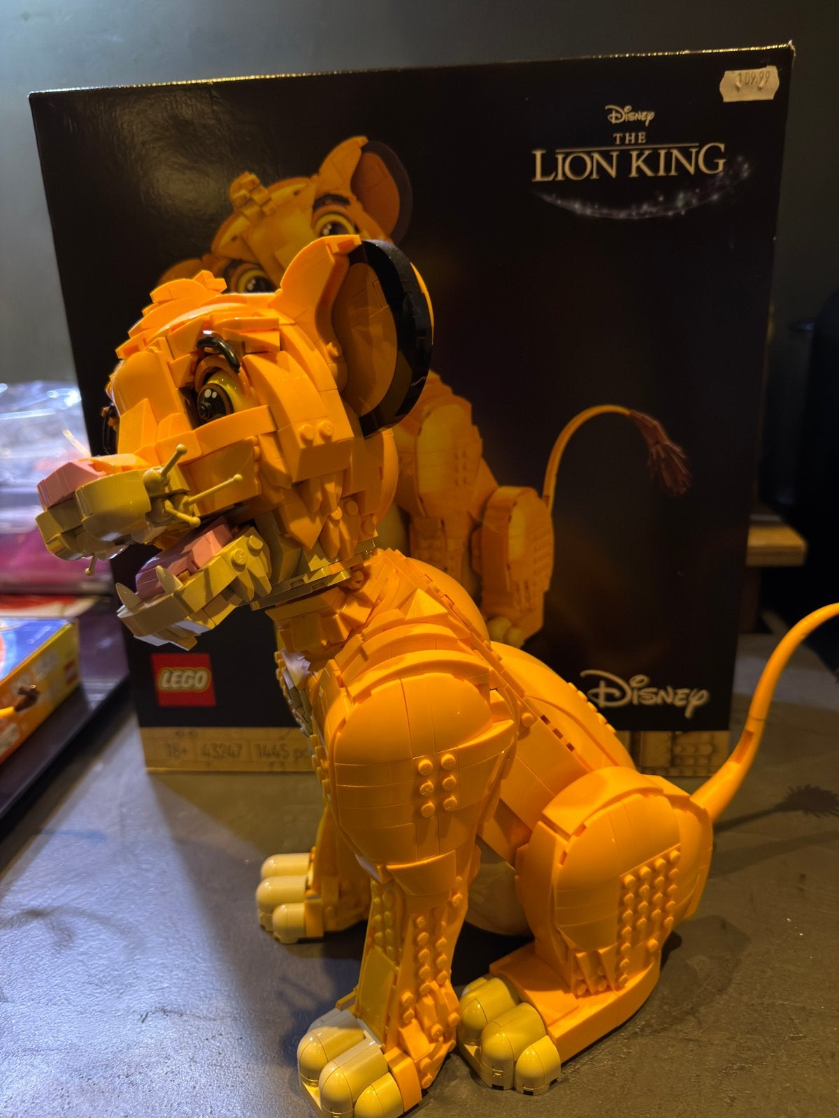 Lego Simba, Lego, Ophalen of Verzenden, Zo goed als nieuw, Compleet