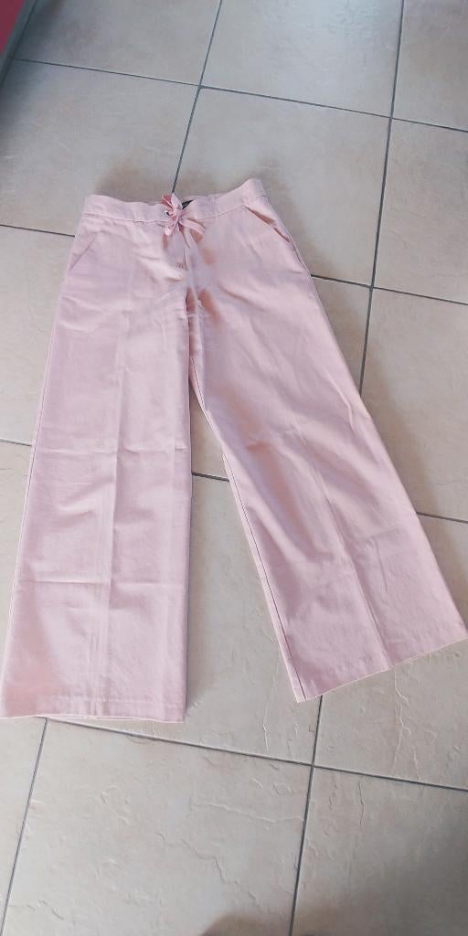 Geplooide roze pantalon Vanilia, Zo goed als nieuw, Roze, Lang, Ophalen