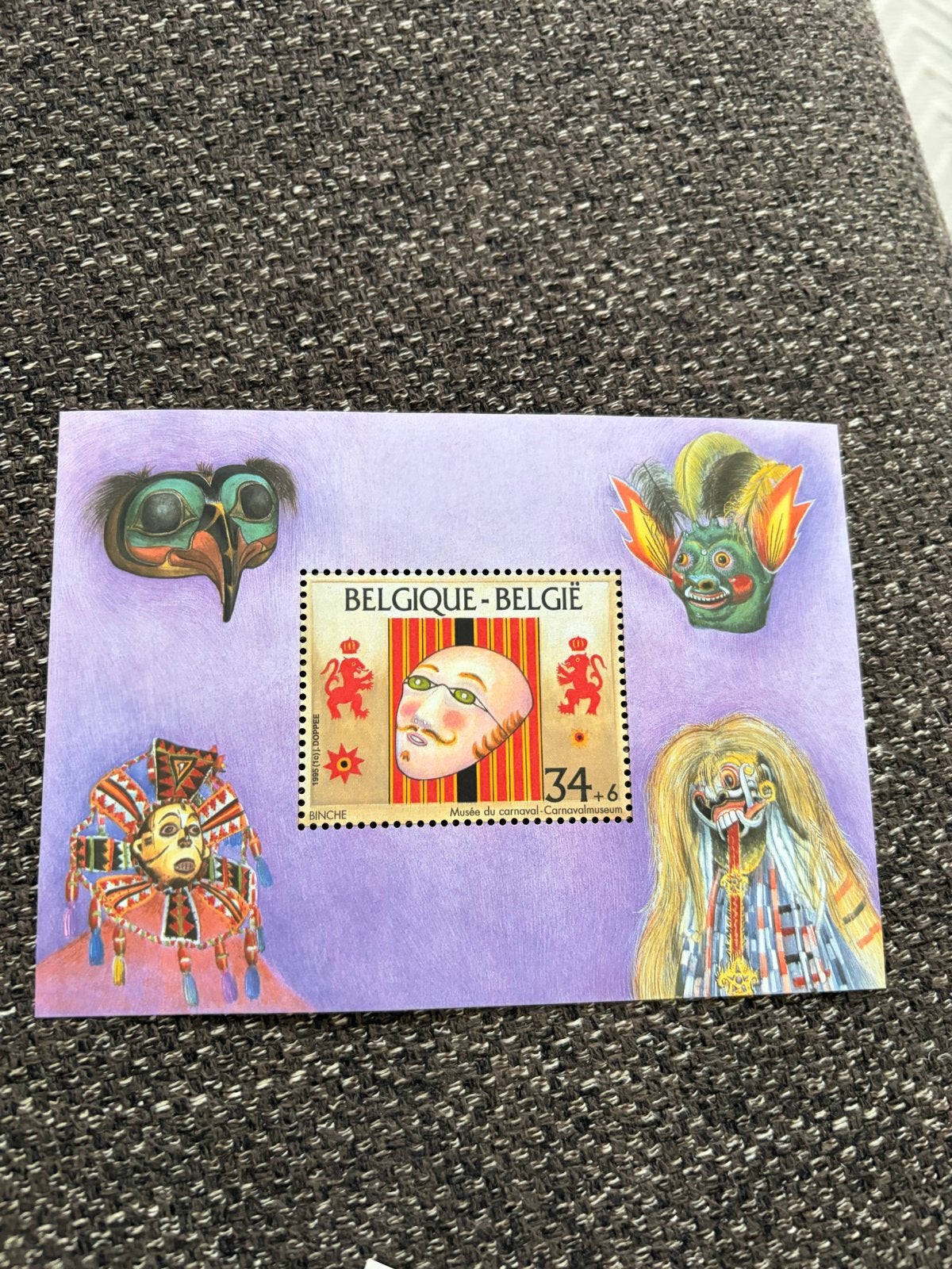 Diverse Belgische Postzegels: Carnaval, Zee en Vlinders, Frankeerzegel, Ophalen of Verzenden, Zonder stempel, Postfris