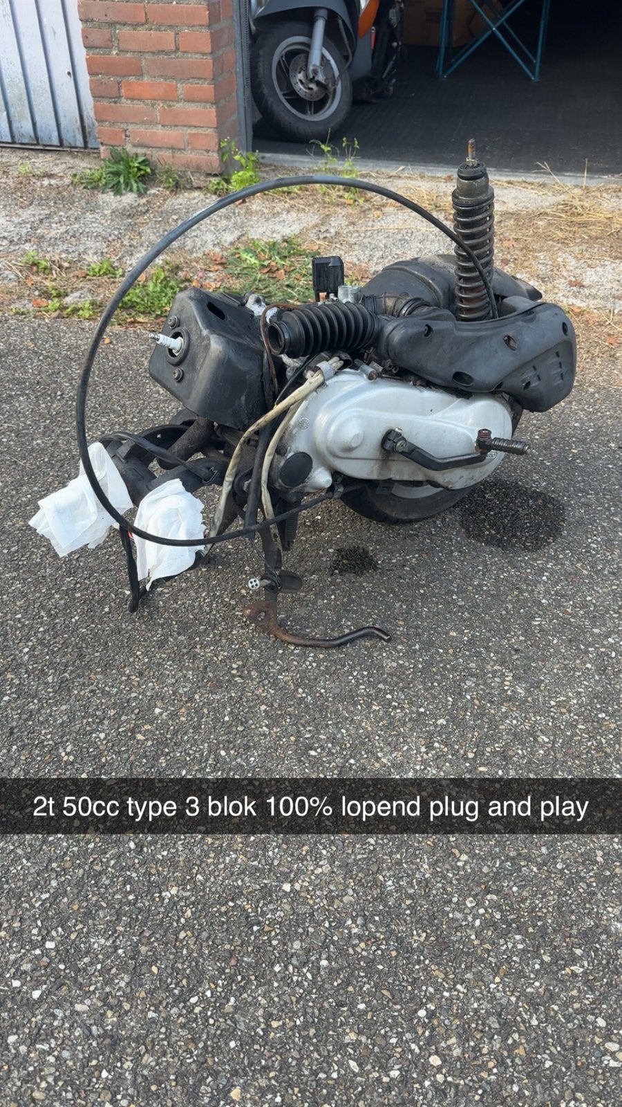 Type 3 motorblok 100% lopend, Ophalen, Zo goed als nieuw, Benzine, Overige modellen