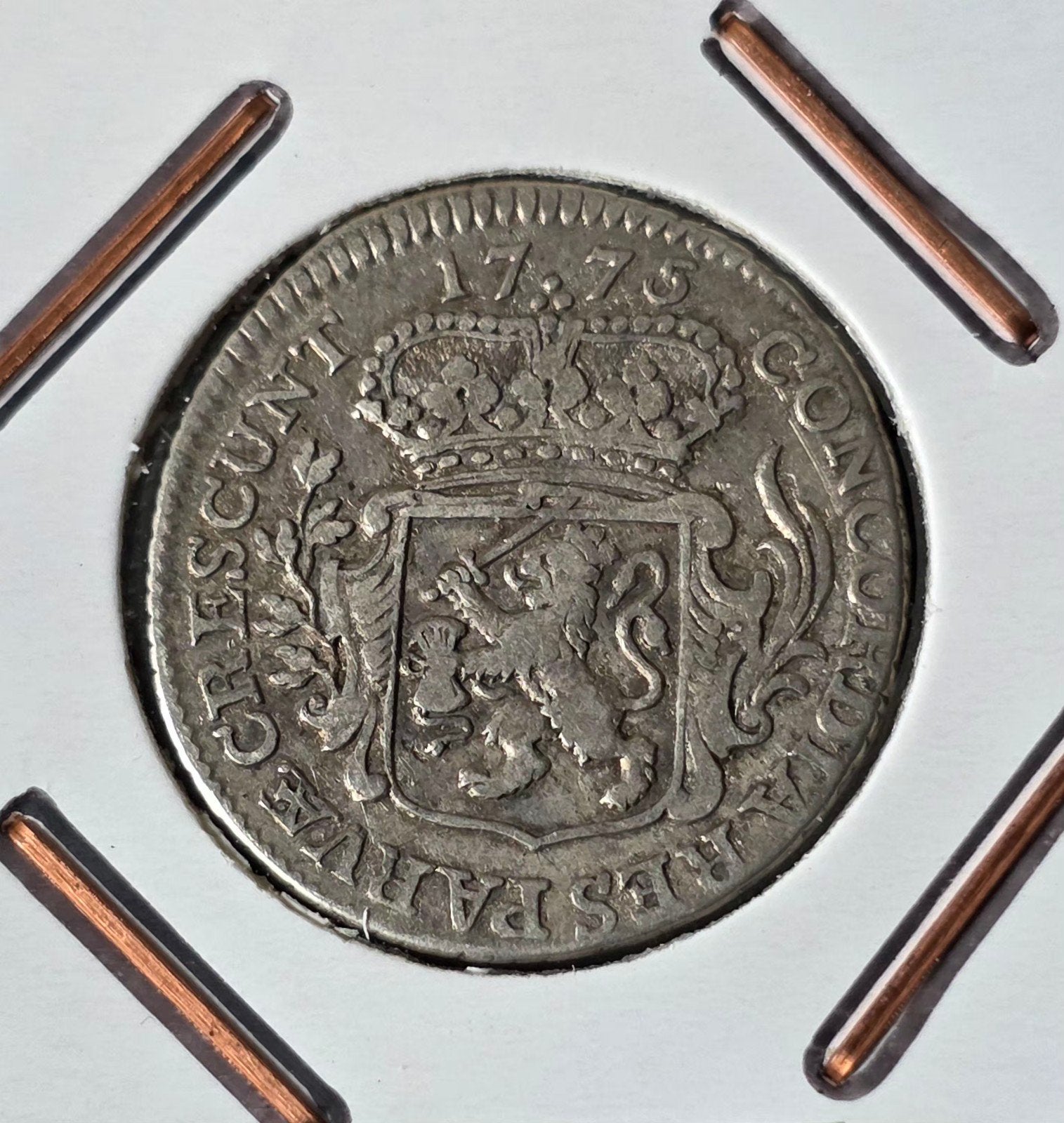1/8 Dukaat 1775 Zeeland, Vóór koninkrijk, Verzenden, Zilver, Overige waardes