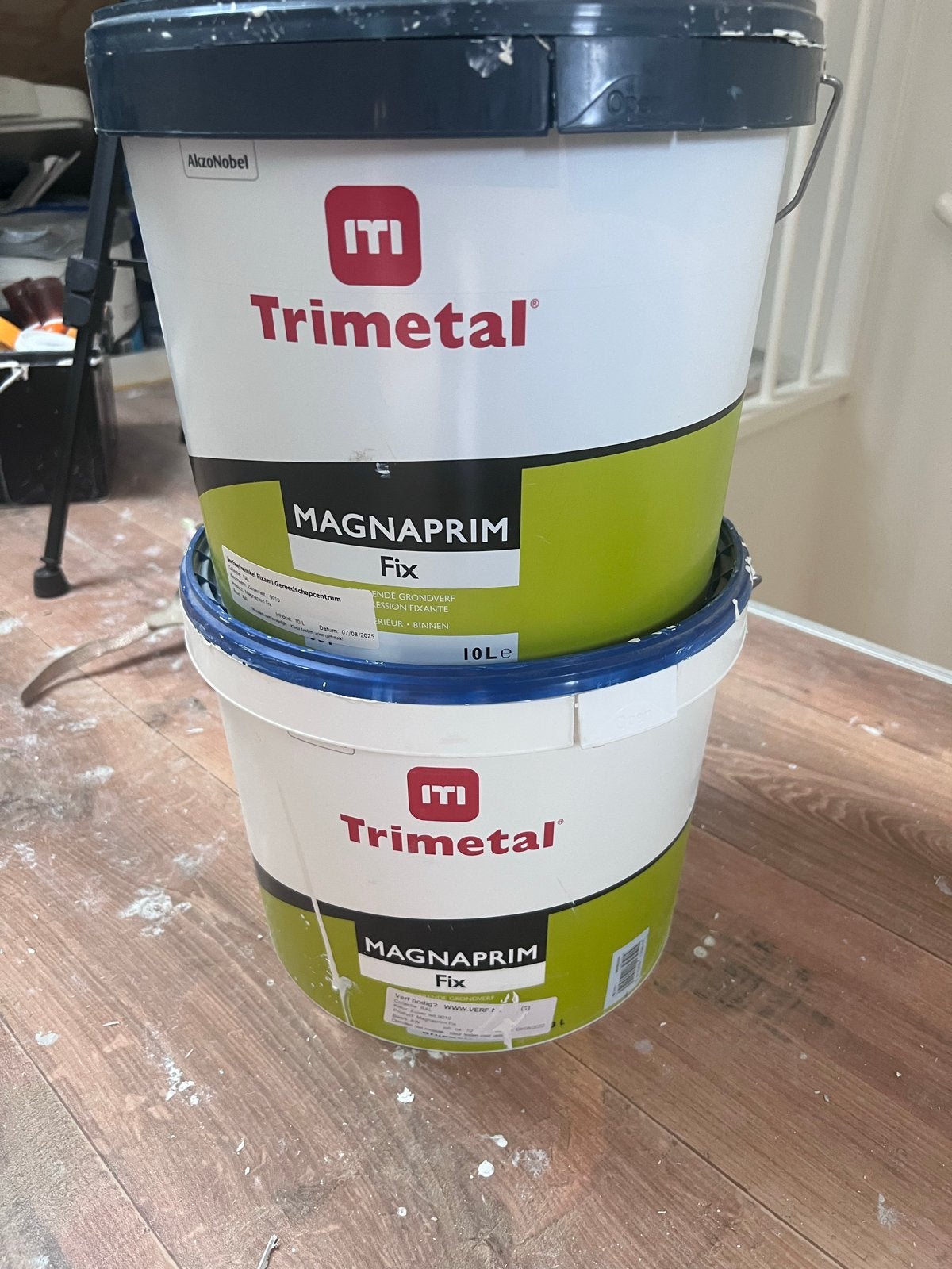 Trimetal Magnaprim Fix RAL 9010 - 13 liter grondverf, Ophalen, Wit, 10 tot 15 liter, Verf