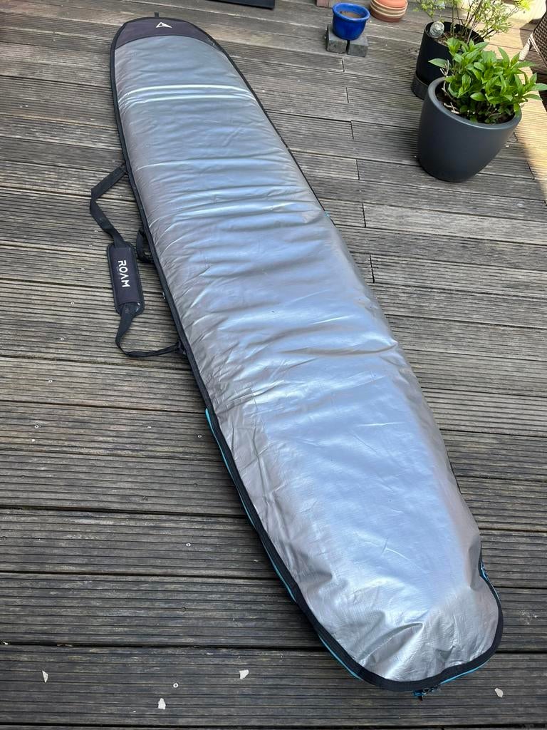 Complete Premium Longboard Set: Soft Dog 9'0”(96L)+Roam bag, Watersport en Boten, Golfsurfen, Zo goed als nieuw, Longboard, Met draagtas
