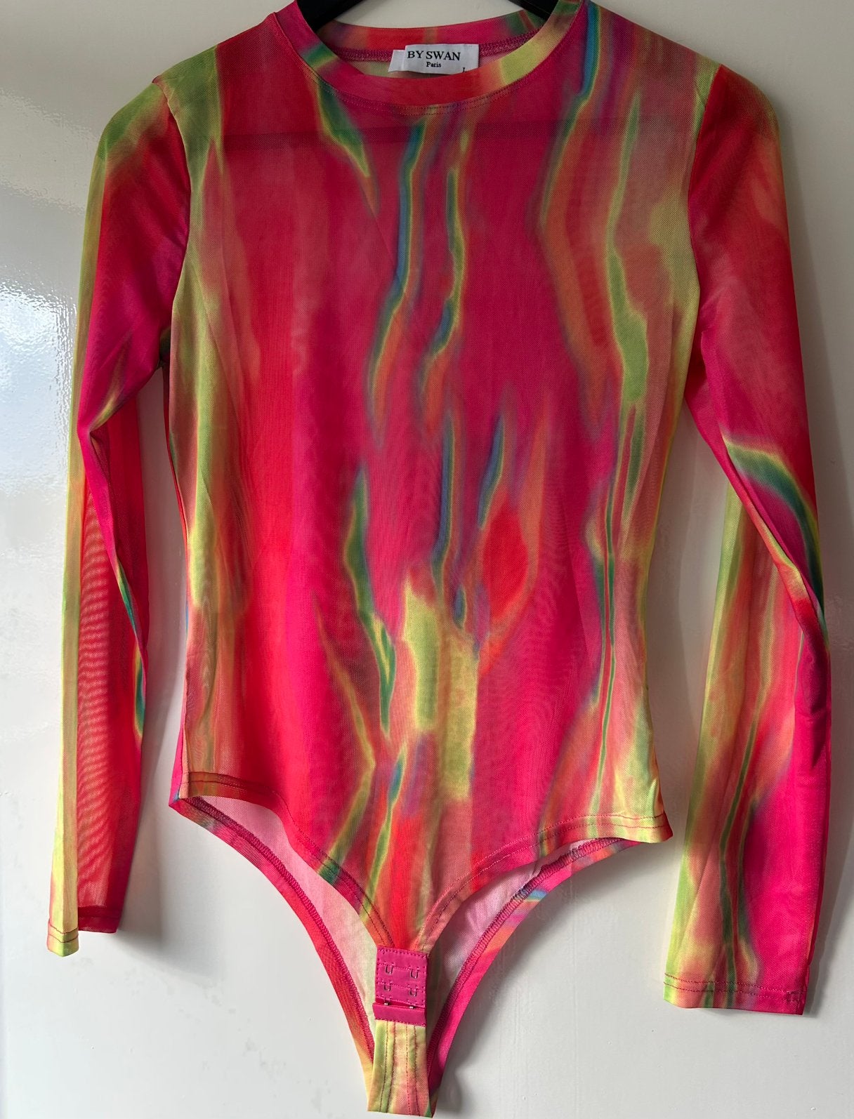 By Swan body felroze, maat L, Kleding | Dames, Ophalen of Verzenden, Nieuw, Meerkleurig, Lange mouw