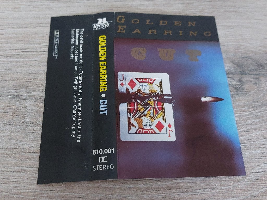GOLDEN EARRING - CUT (MC), 1 bandje, Ophalen of Verzenden, Zo goed als nieuw, Origineel