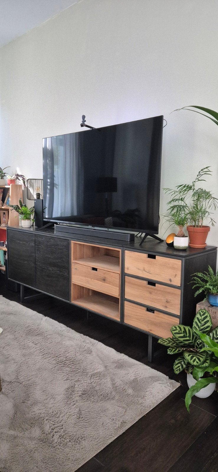 Xooon Moniz dressoir / tv meubel, Ophalen, Gebruikt, 200 cm of meer, Minder dan 100 cm