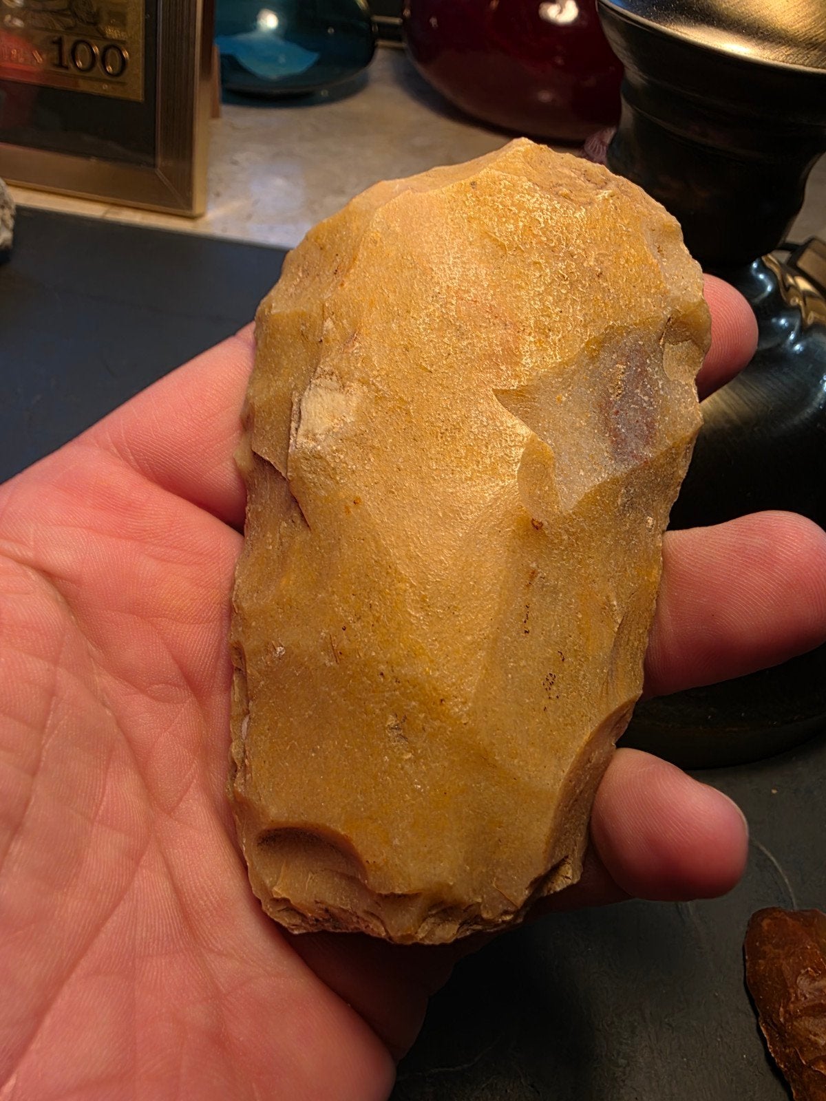 Prehistorische Vuistbijl - Oude Verzameling, Ophalen of Verzenden, Overige typen