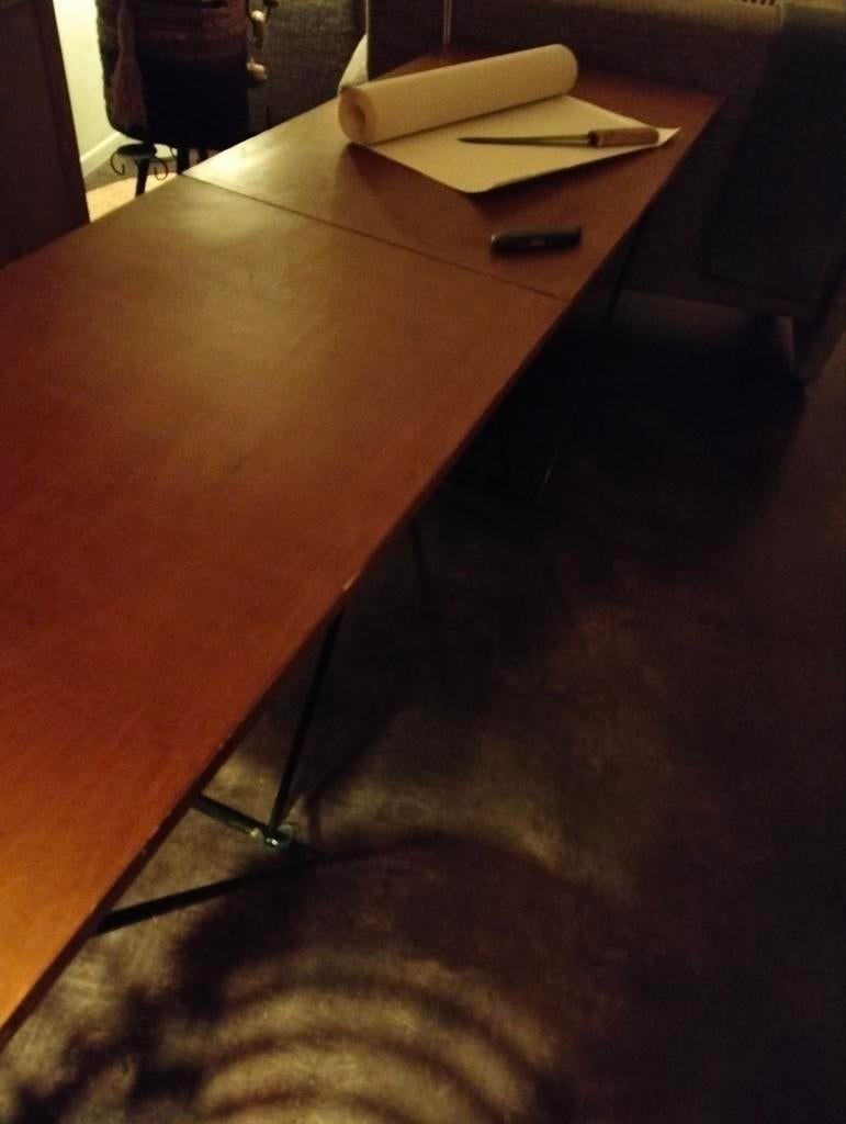 Behangtafel, Ophalen of Verzenden, Gebruikt, Minder dan 10 m², Laminaat