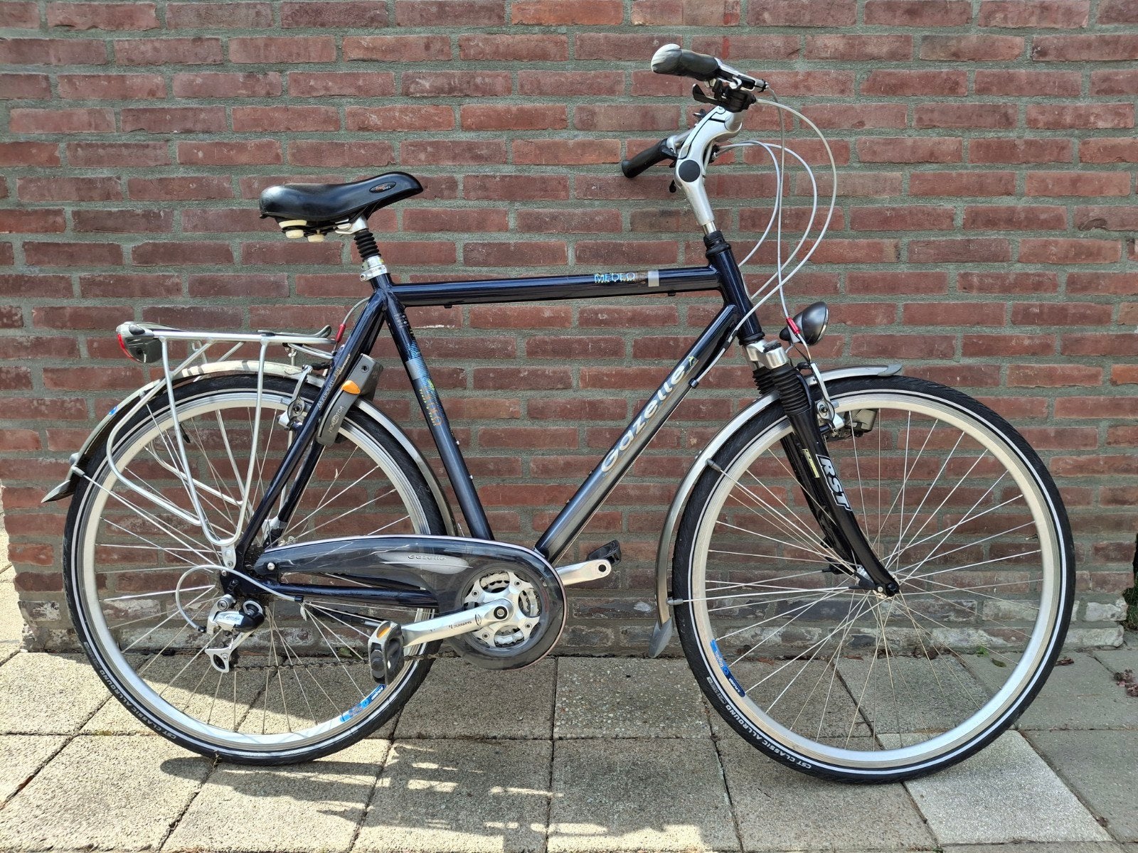 Gazelle Medeo hybridefiets - Framemaat 61cm, Ophalen, 28 inch, Gebruikt, Vering