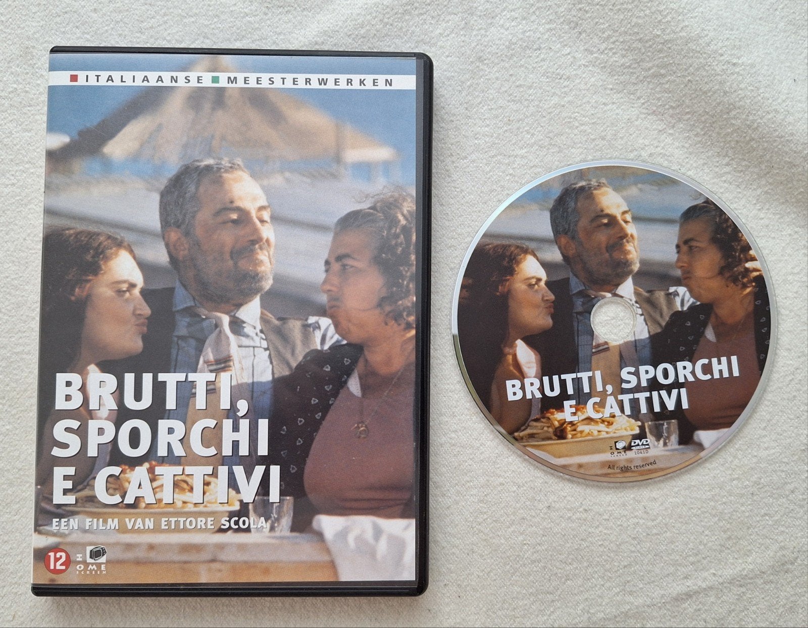 Brutti, Sporchi e Cattivi ( Scola ) met Manfredi, Garofolo, Drama, Nederlands, Italiaans, Italië