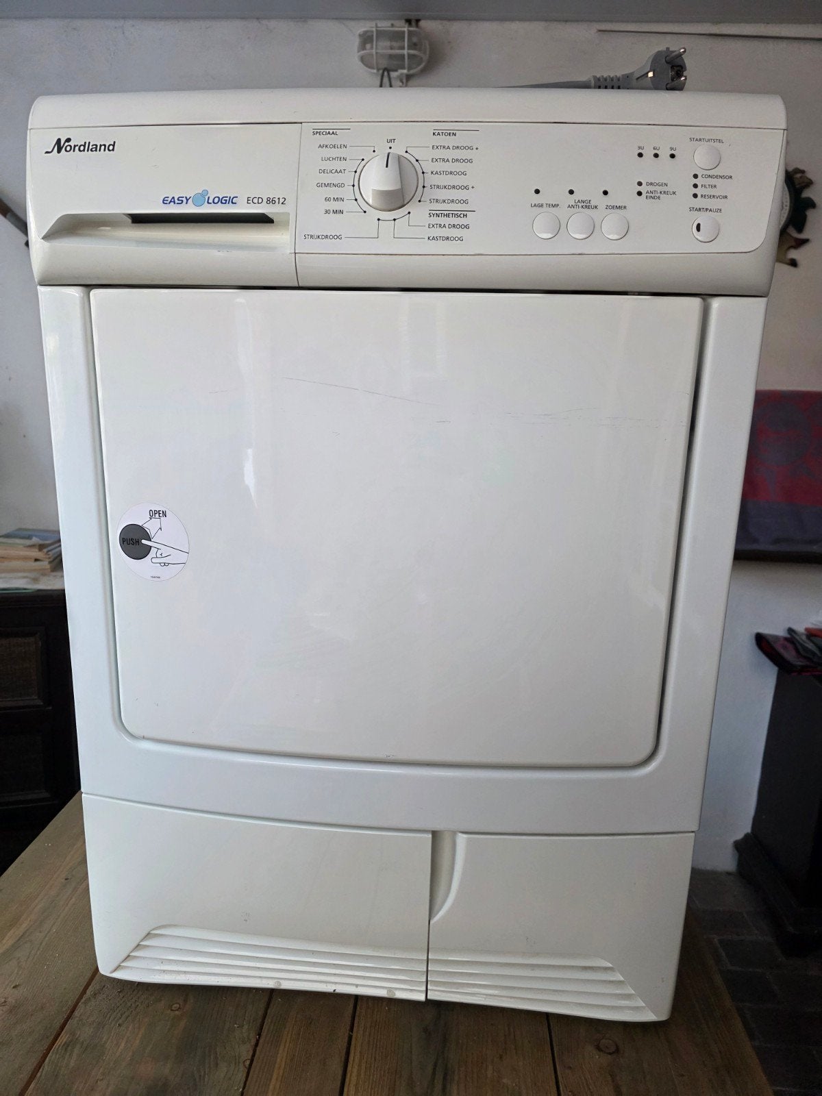Nordland Easy Logic ECD 8612 Condensdroger – In nette staat!, Witgoed en Apparatuur, 6 tot 8 kg, Ophalen of Verzenden, Condens
