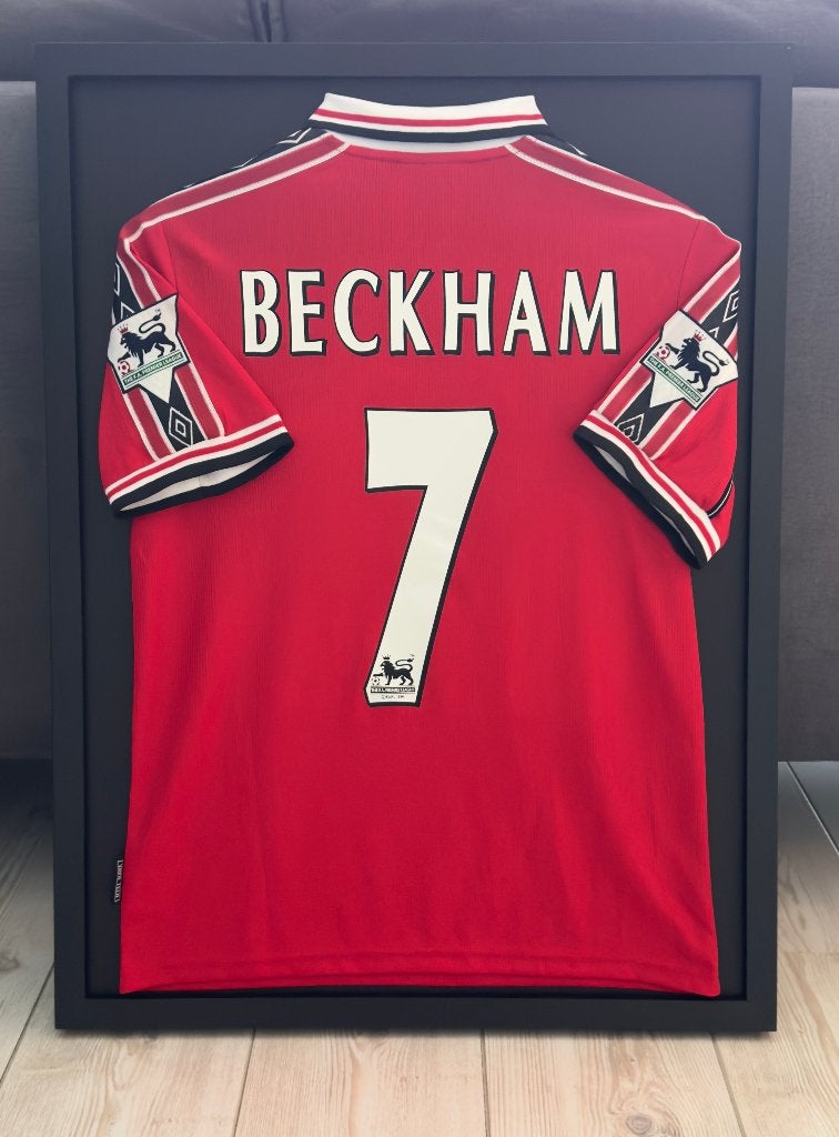 Ingelijst shirt  Beckham  Manchester United  1998-2000, Ophalen of Verzenden, Nieuw, Buitenlandse clubs, Shirt