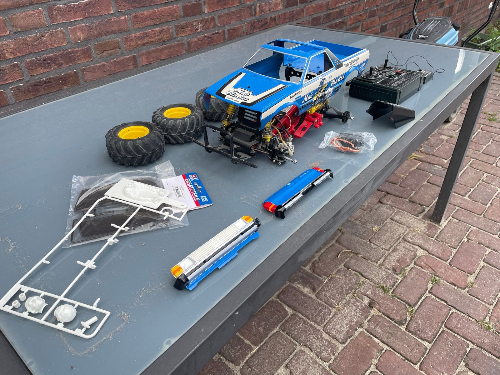 Tamiya RC Auto Mud Blaster - Restauratieproject, Ophalen of Verzenden, Gebruikt