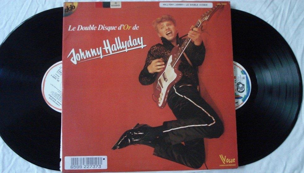 Johnny Hallyday - Le double disque d'or, Ophalen of Verzenden, 1980 - 1989, Gebruikt, 12 inch