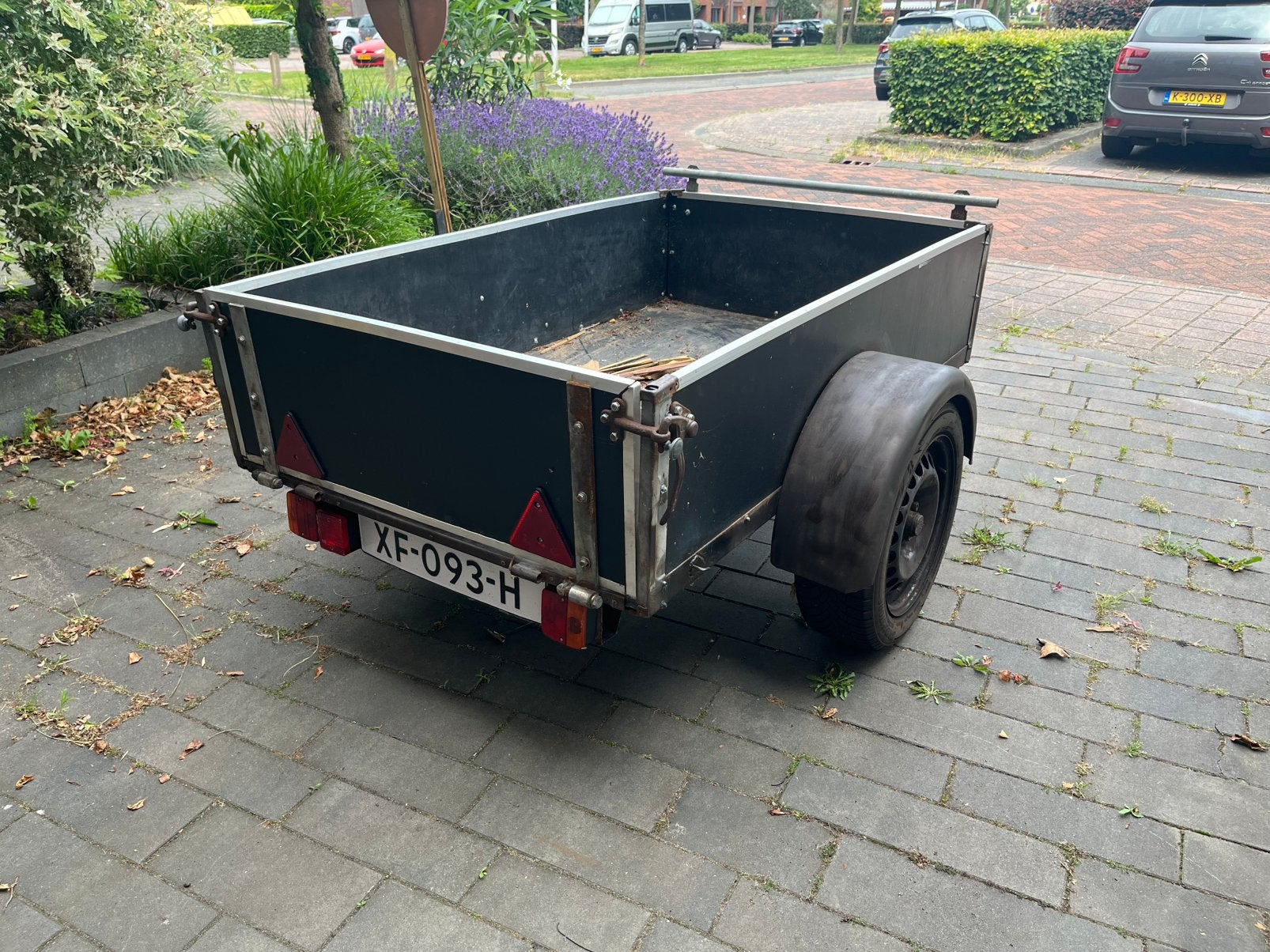 Aanhanger 175x112  kar  betonplex  750kg, Auto diversen, Aanhangers en Bagagewagens, Ophalen, Zo goed als nieuw