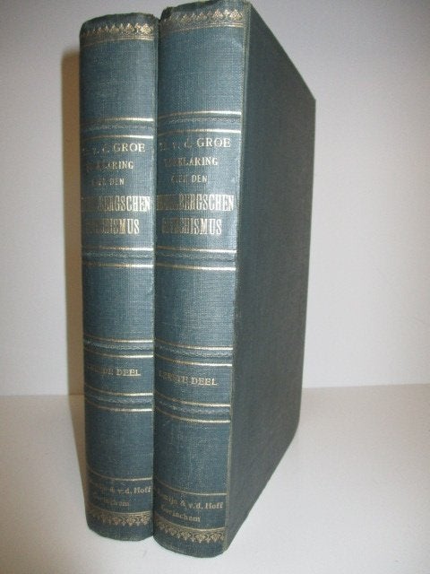 Theodorus v/d Groe: Heidelbergschen Catechismus. (2 delen)., Boeken, Gelezen, Christendom | Protestants, Ophalen of Verzenden