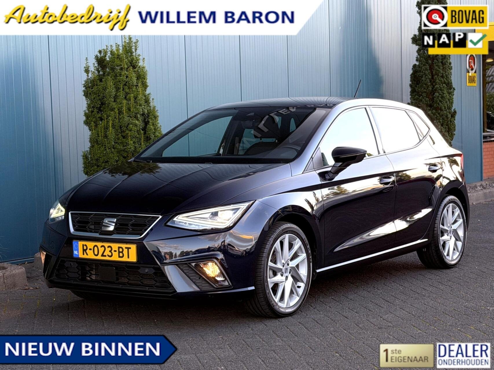 Seat Ibiza 1.0 EcoTSI FR | CARPLAY | CRUISE | PDC | LED | 17, Auto's, Voorwielaandrijving, Dealer onderhouden, Stof, 40 €/maand