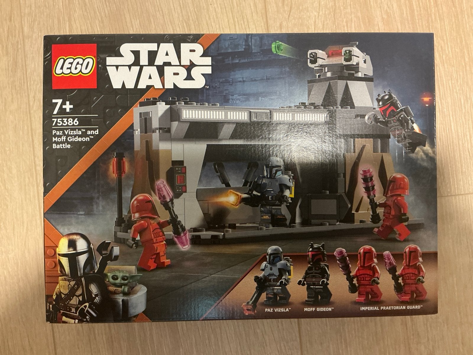 LEGO Star Wars 75386 Paz Vizsla en Moff Gideon Battle, Inclusief minifiguren, Star Wars, Lego, Nieuw