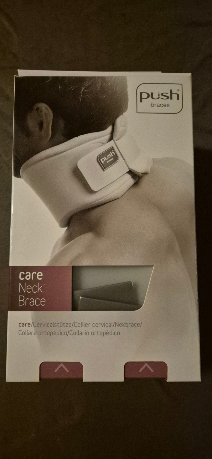 Care nekbrace zacht size 1 hoogte 10cm, Diversen, Ophalen of Verzenden, Zo goed als nieuw