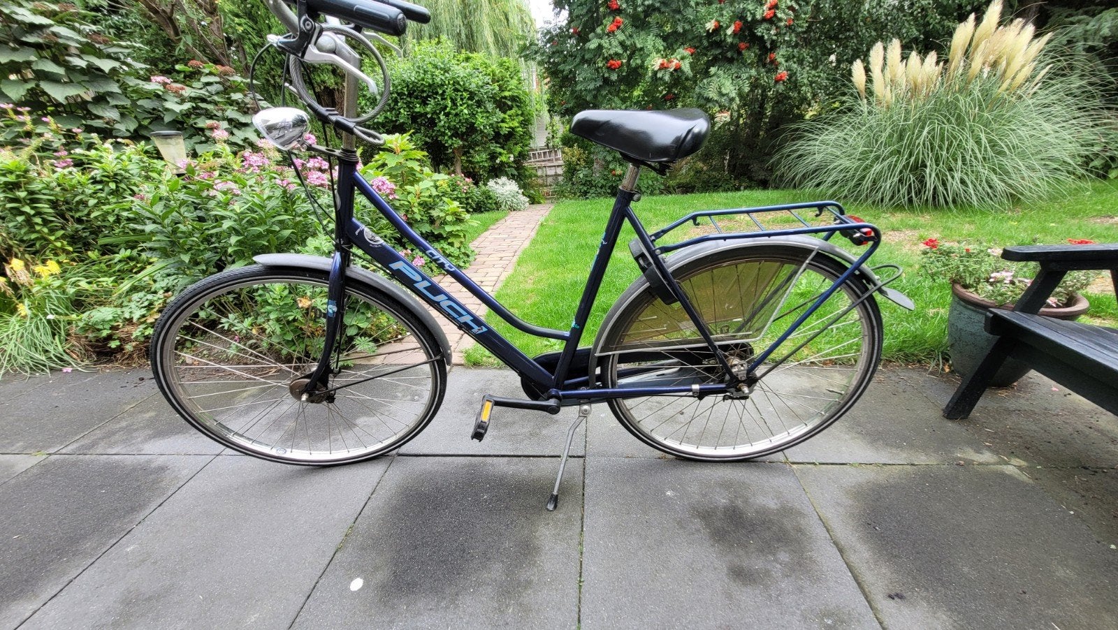 Nette Puch City fiets met 3 versnellingen, Terugtraprem, Gebruikt, Versnellingen, 50 tot 53 cm