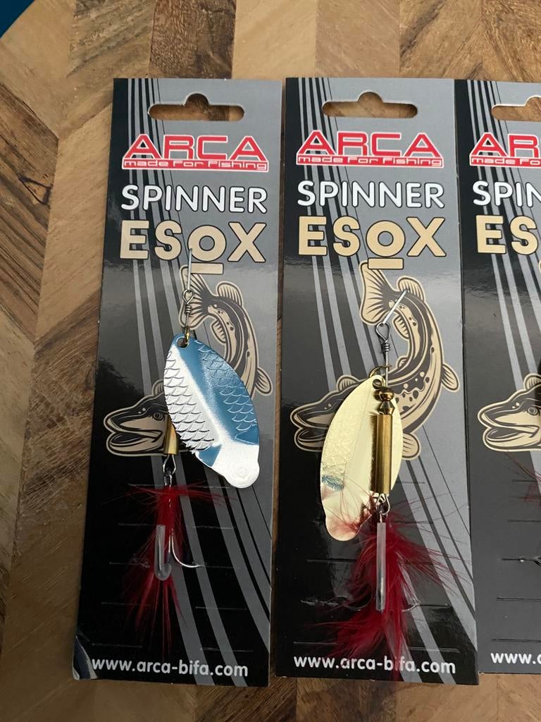 Arca Esox Spinner Maat 3 (4 kleuren), D, Overige typen, Nieuw, Ophalen of Verzenden