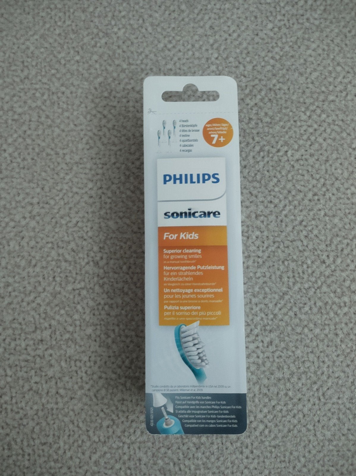 Philips Sonicare For Kids opzetborstels (3 stuks), Ophalen of Verzenden, Nieuw, Mondverzorging