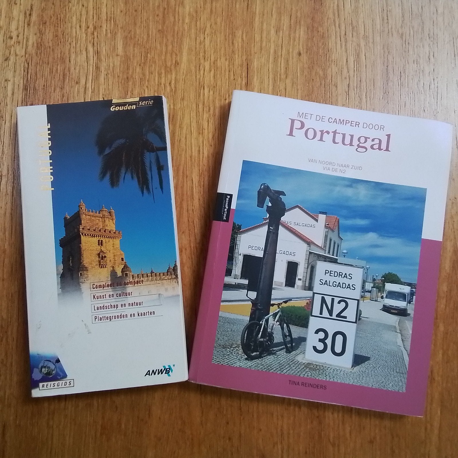 ANWB reisgids Portugal, Camperroute N2 Portugal, Gelezen, Europa, Ophalen of Verzenden, Reisgids of -boek