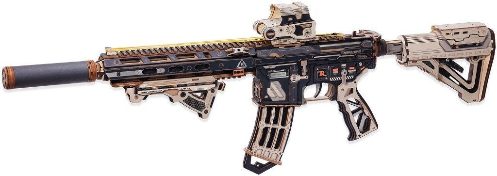 Robotime M416 Carbine LQB02 Bouwpakket Nieuw, Nieuw, Meerkleurig, Robotime, Robotime