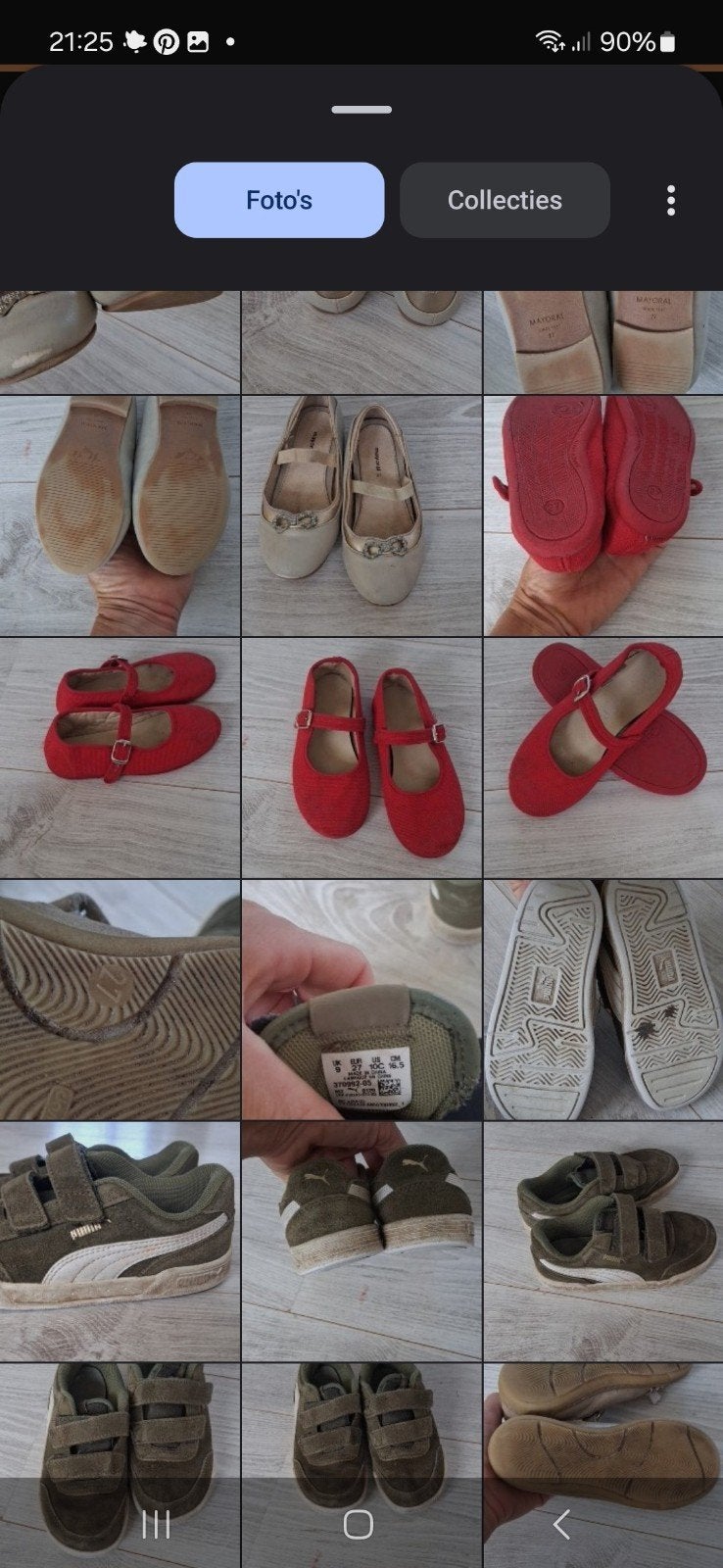 4 paar diverse schoentjes maat 27, Ophalen of Verzenden, Gebruikt, Meisje, Schoenen