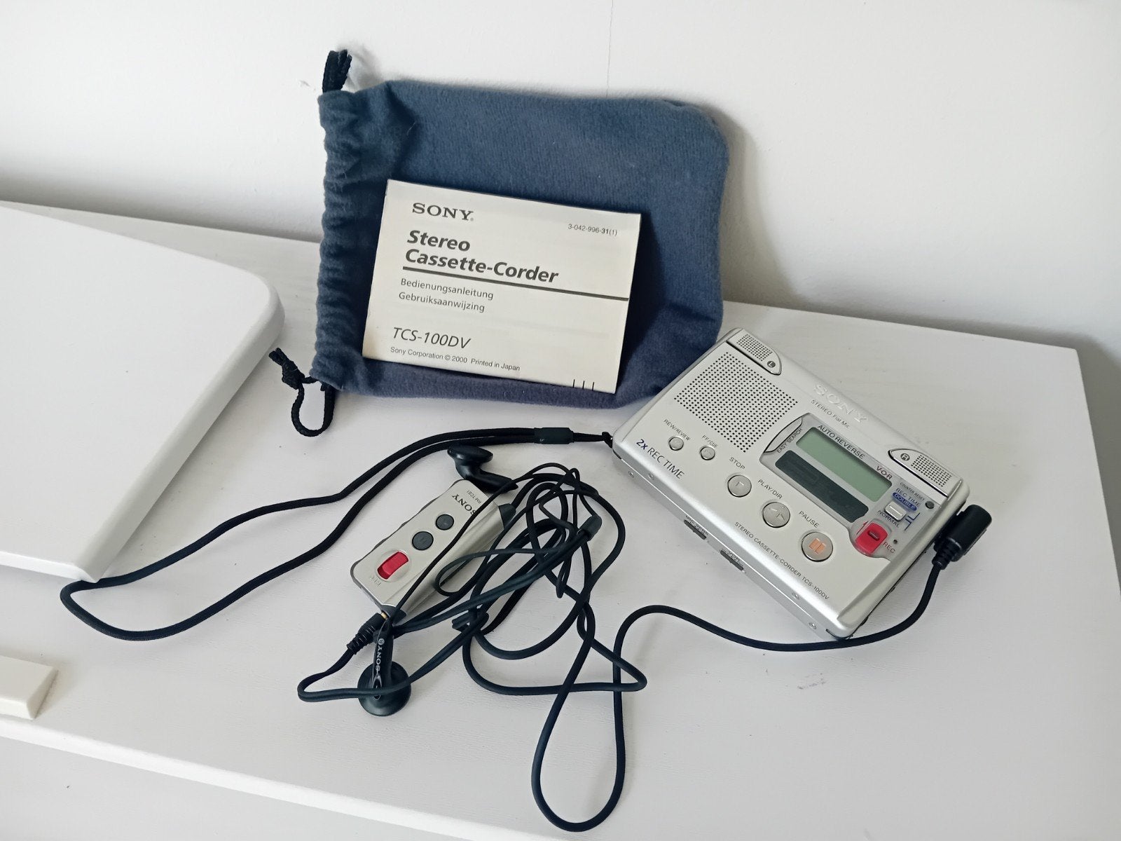 Sony Stereo Cassette Recorder TCS-100DV - Goede staat, Ophalen of Verzenden, Walkman