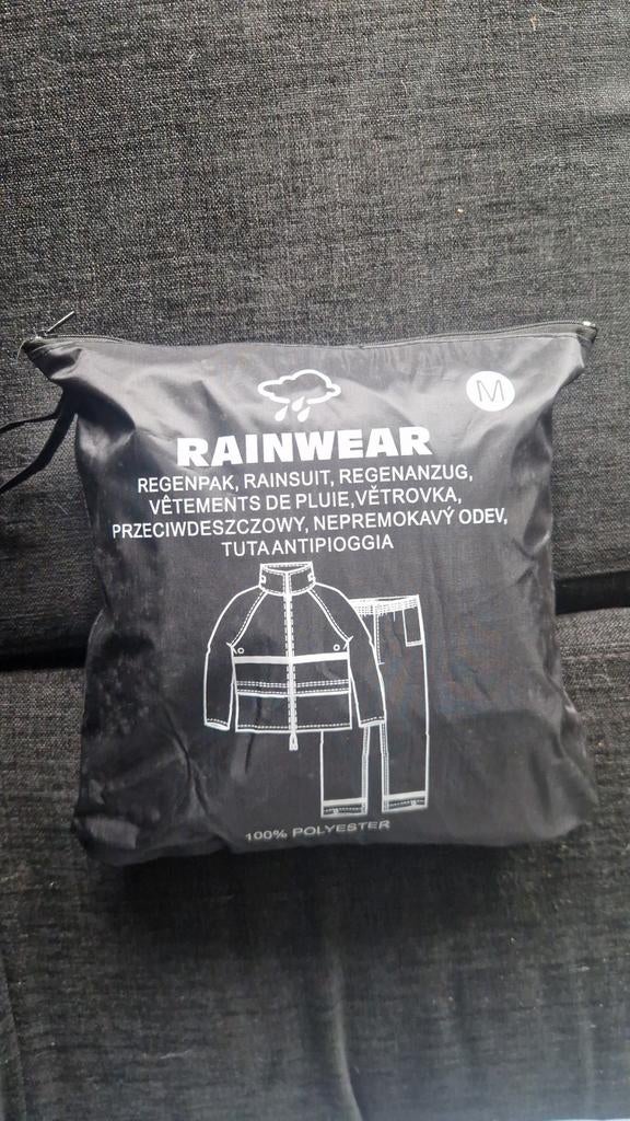 Nieuw zwart regenpak - maat M, Ophalen of Verzenden