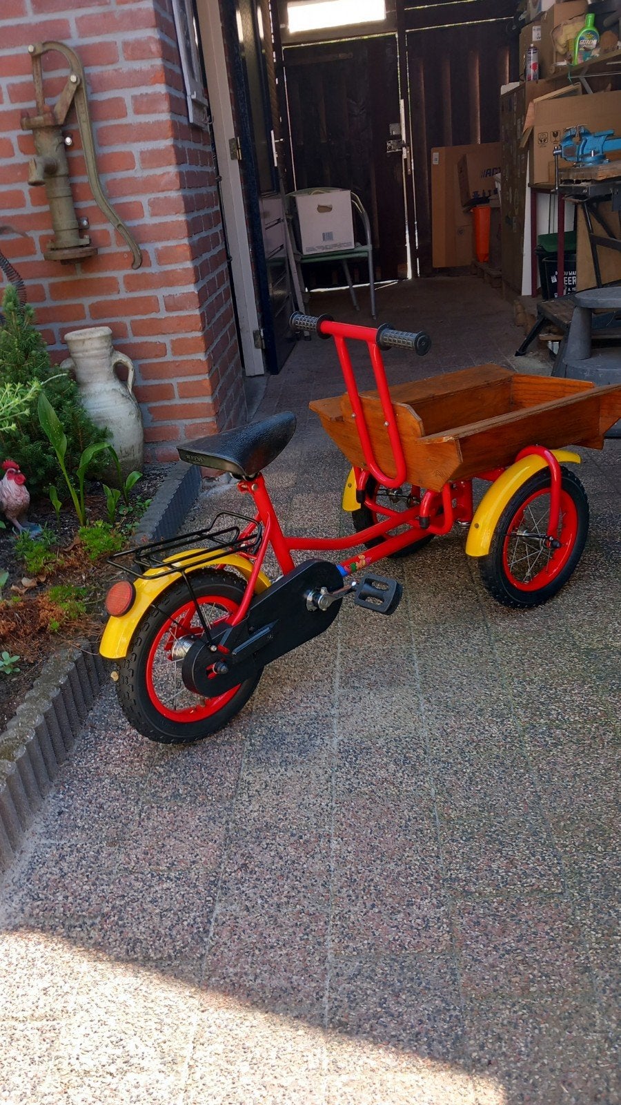 Loekie bakfiets 12 inch., Ophalen, Zo goed als nieuw, Overige merken