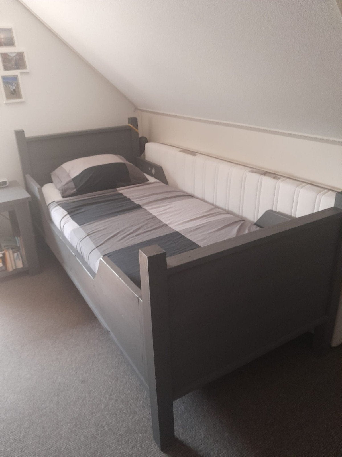 te koop eenpersoonsbed, Ophalen, Gebruikt, 90 cm, Eenpersoons