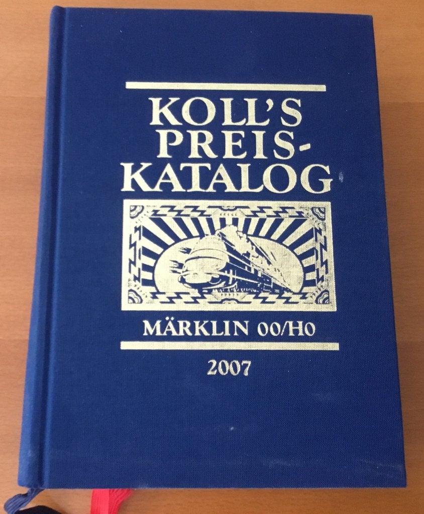 Märklin H0 Koll's Prijscatalogus 2007 gebonden editie 1296 b, Wisselstroom, Zo goed als nieuw, Märklin, Boek, Tijdschrift of Catalogus