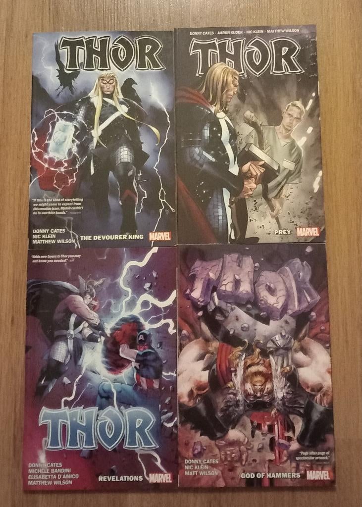 Thor by Donny Cates Vol. 1 t/m 4 (Nijmegen oost), Amerika, Marvel Comics, Ophalen of Verzenden, Zo goed als nieuw