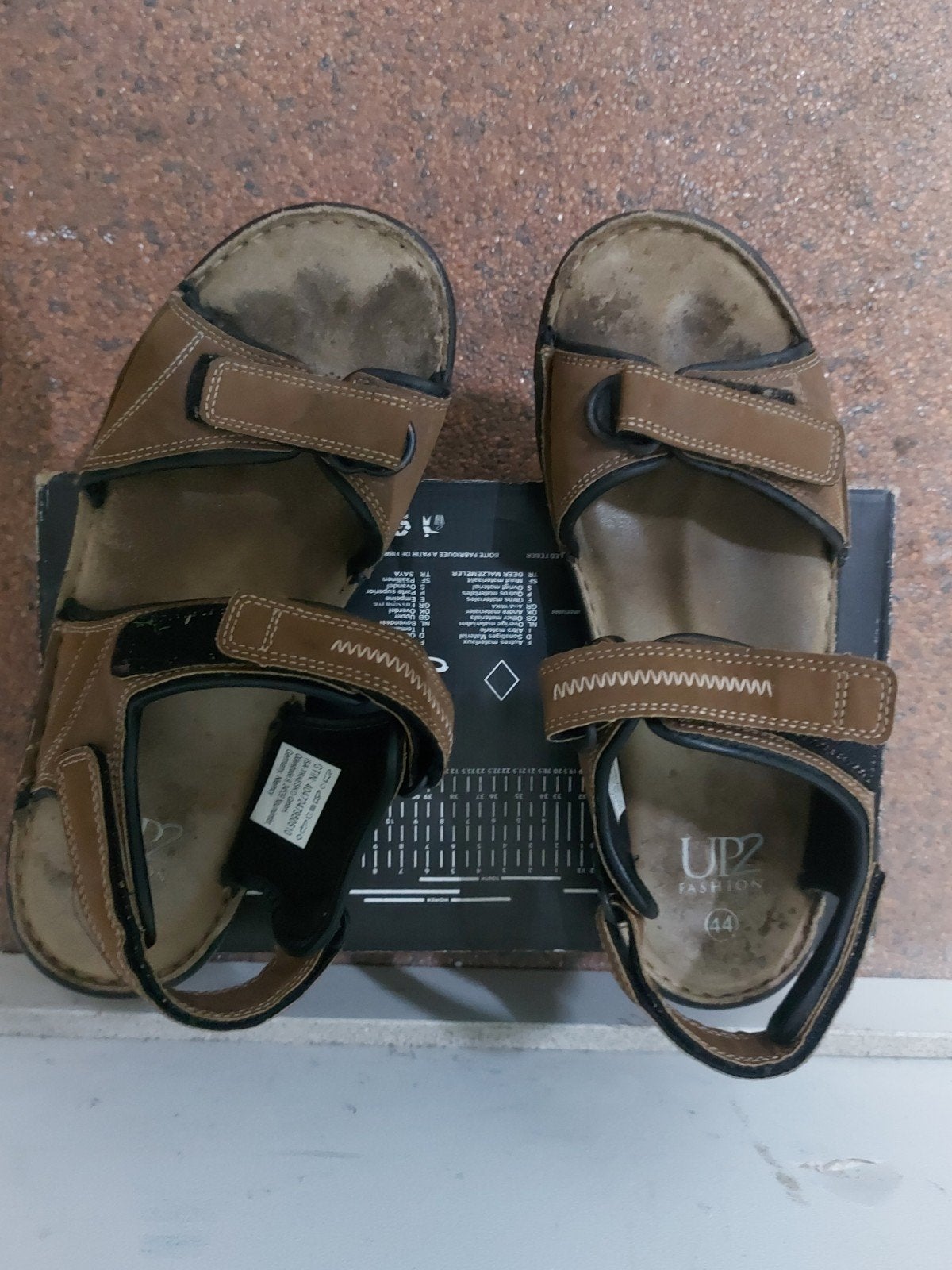 UP2 Fashion sandalen maat 44, Kleding | Heren, Schoenen, UP2 Fashion, Bruin, Gedragen, Ophalen