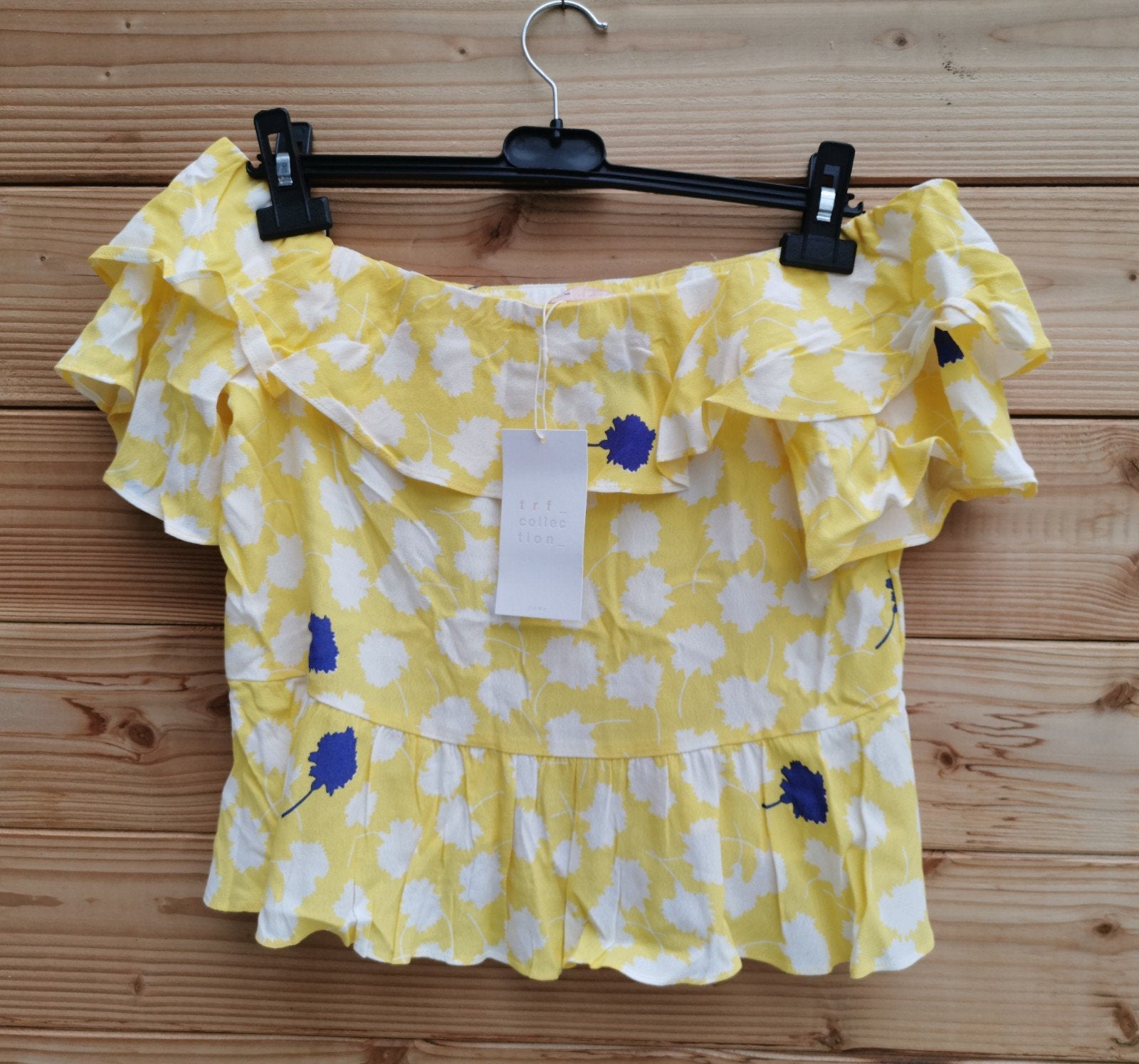 ZARA blouse met volants mt. M, Kleding | Dames, Blouses en Tunieken, Maat 38/40 (M), Verzenden, Zara, Geel