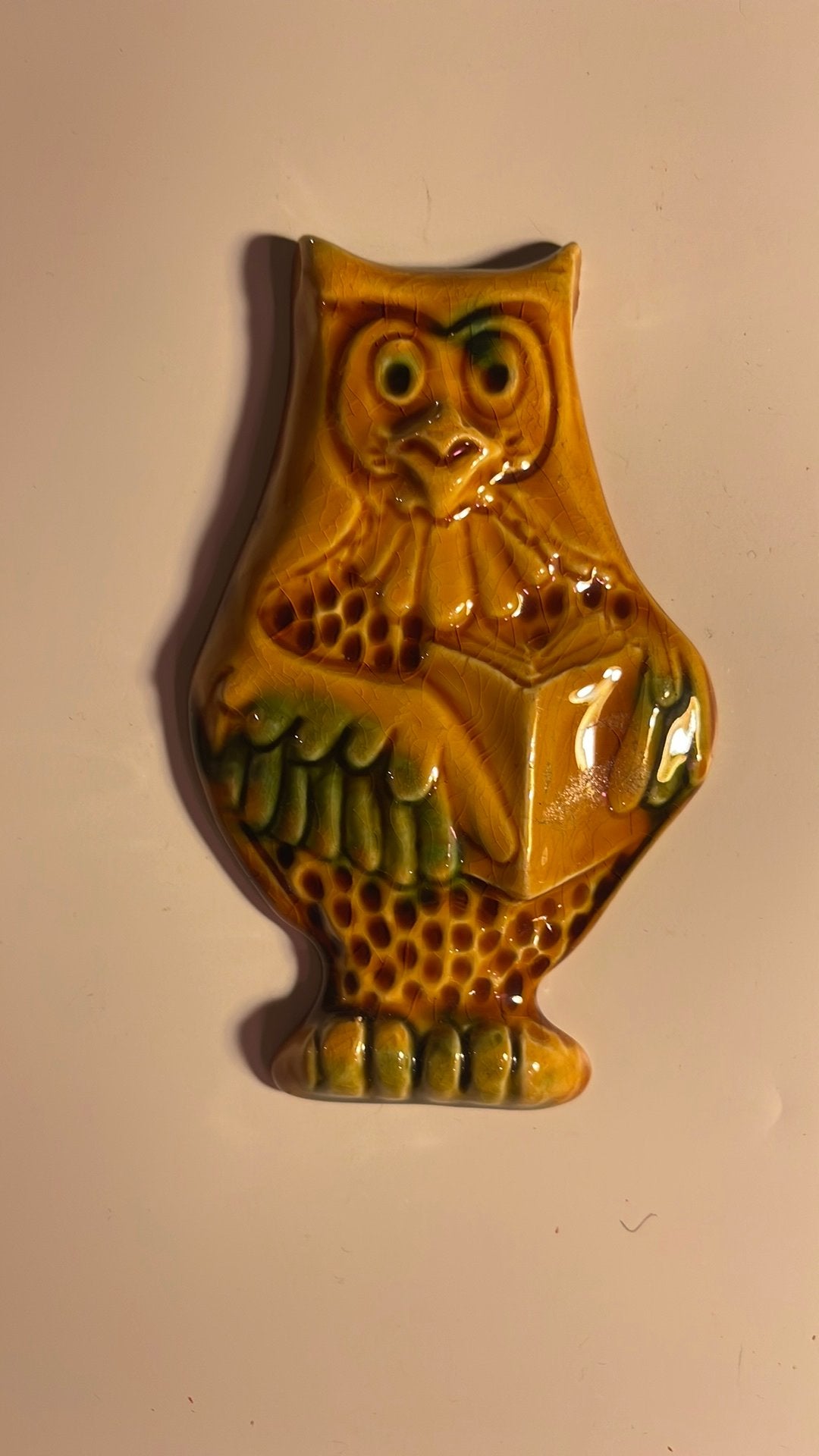 Fabeltjes krant vintage jaren 70 keramieken meneer de Uil, Verzenden, Zo goed als nieuw