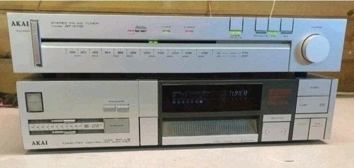 Akai vintage set am-u3 versterker + tuner at-k110, Ophalen of Verzenden