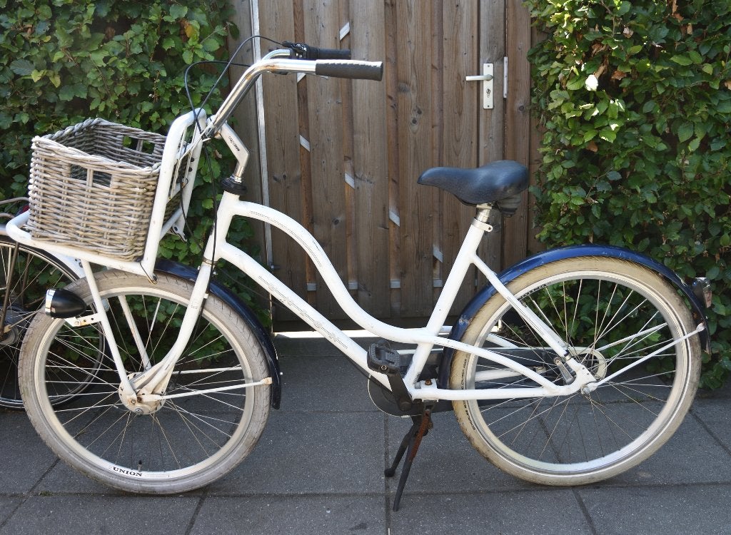 Union meisjesfiets 26inch 3speed 10-12 jaar 140cm-152cm, Terugtraprem, Gebruikt, Versnellingen, Union