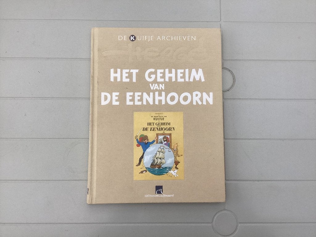 Luxe groot Kuifje strip Het Geheim van de Eenhoorn, Boeken, Eén stripboek, Ophalen of Verzenden, Zo goed als nieuw