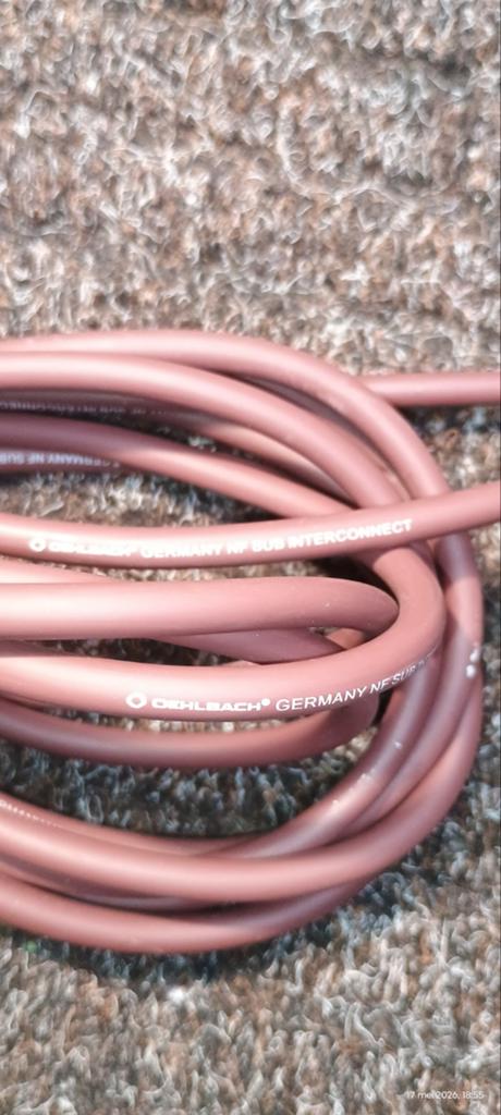 Oehlbach NF 214 Sub Interconnect Subwoofer Kabel, Audio, Tv en Foto, Ophalen of Verzenden, Zo goed als nieuw, 2 tot 5 meter, Interlink-kabel