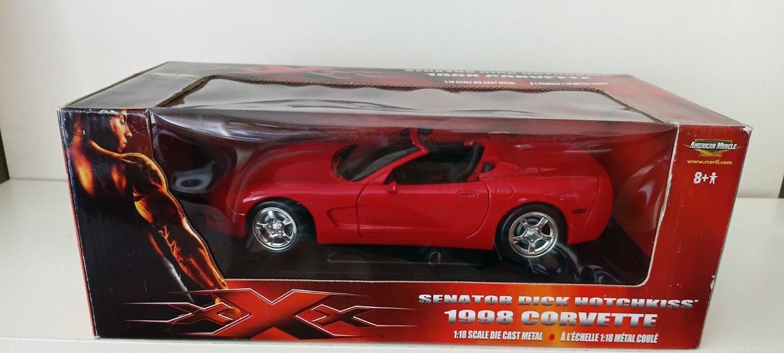 Chevrolet Corvette 1998 TripleX. Ertl., Hobby en Vrije tijd, Modelauto's | 1:18, Ophalen of Verzenden, Nieuw, Auto, ERTL
