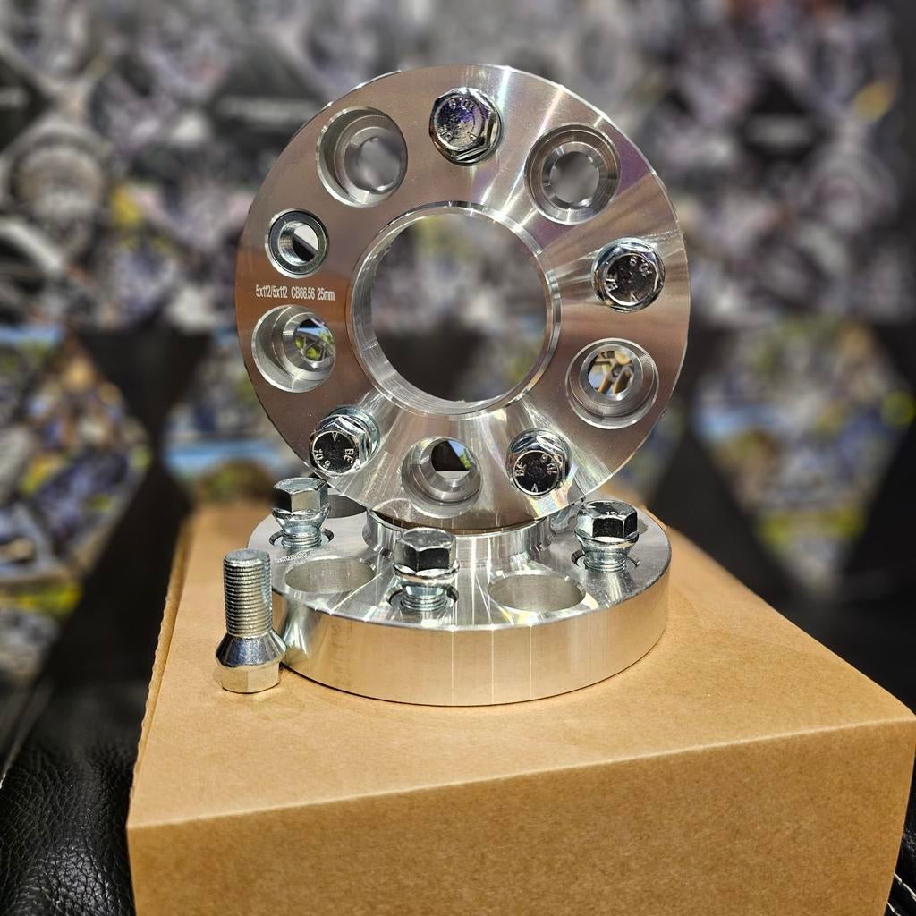 Spoorverbreders Adapters Mercedes 5x112 66,5 25mm, Ophalen of Verzenden
