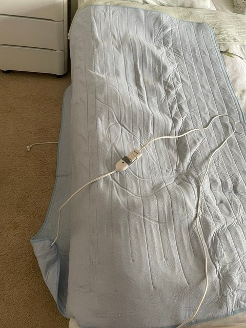 electrische deken, Blauw, Overige typen, Tweepersoons, Ophalen of Verzenden