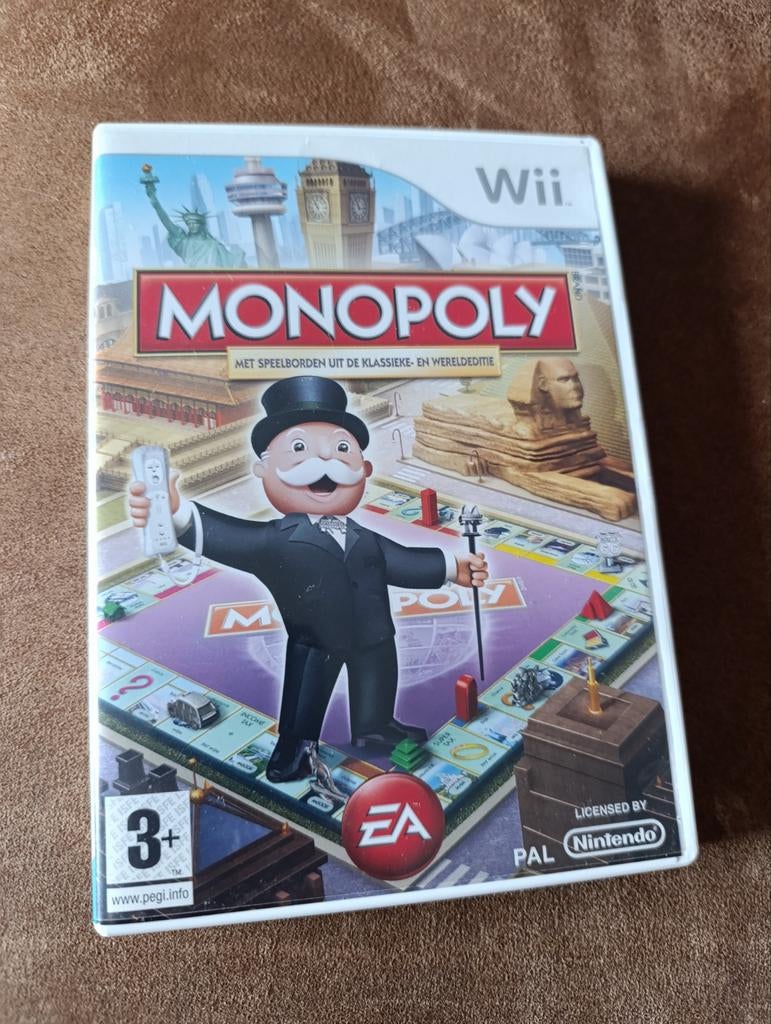Monopoly Wii - Klassieke & Wereldeditie, Overige genres, Eén computer, Ophalen of Verzenden, Zo goed als nieuw
